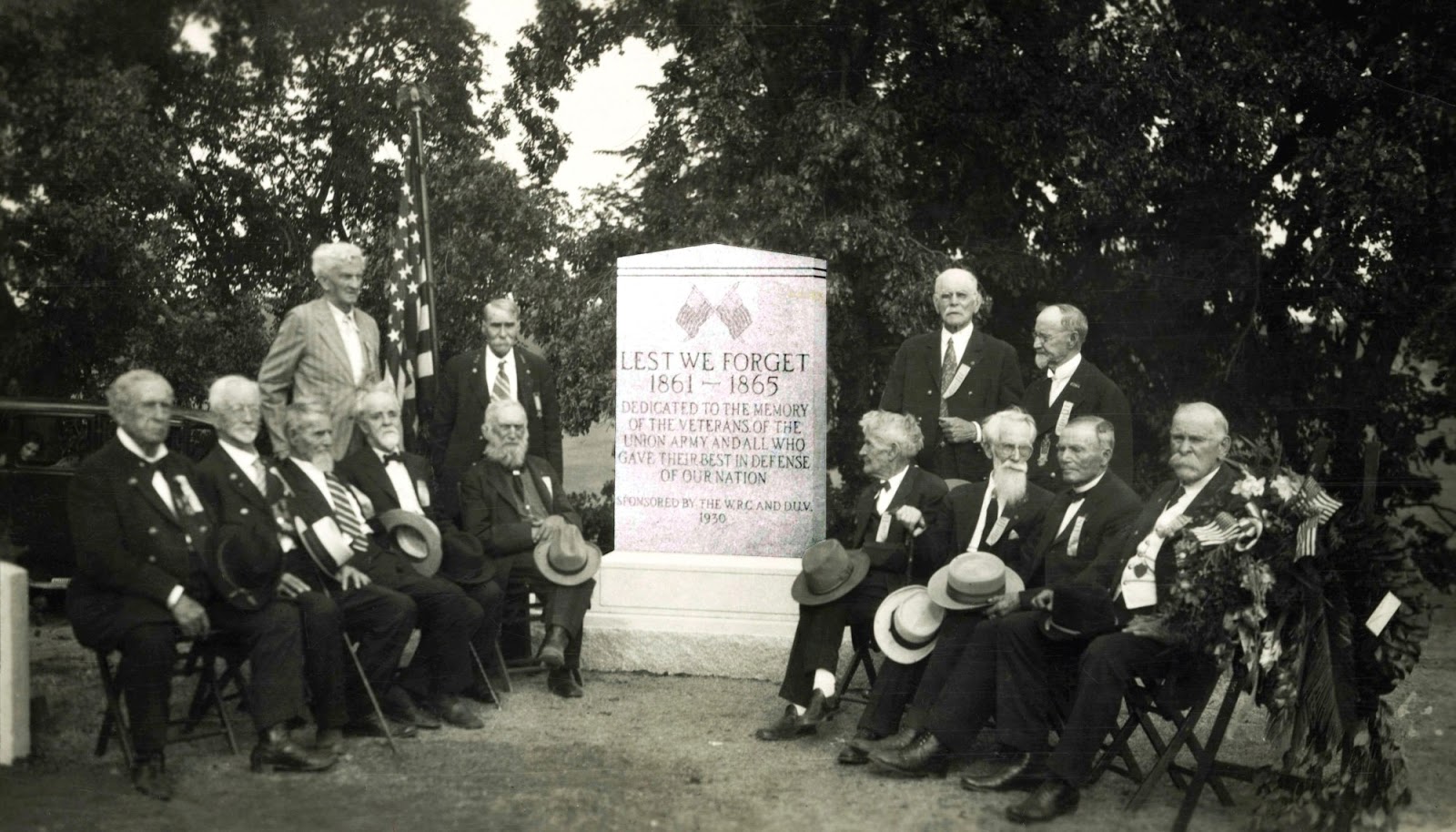 The Civil War of the United States August 15, 1930 Dedication of