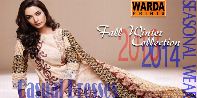 Warda Prints Casual Winter 2013-2014 Collection - Banner