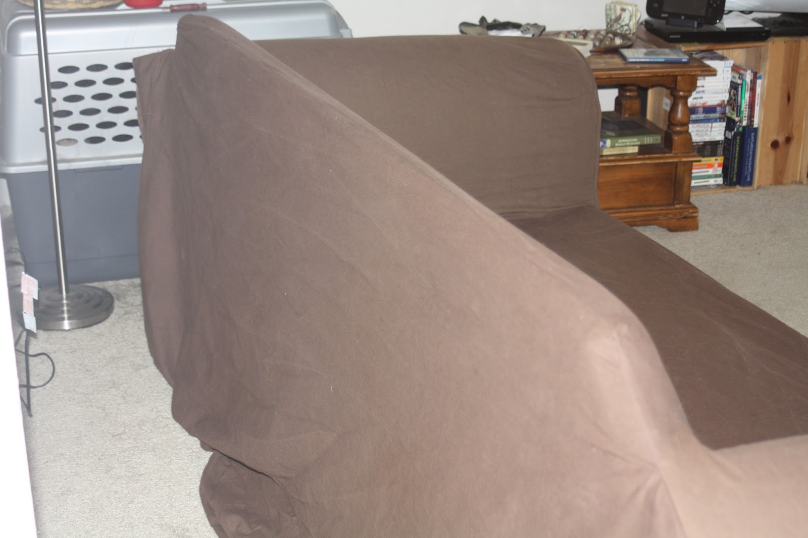 Slipcover Tutorial {How to Make the Couch Body}