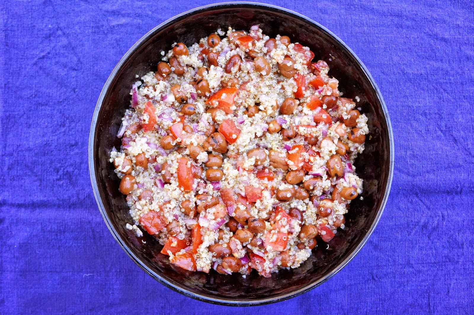 Fava bean and quinoa salad Tera Solara