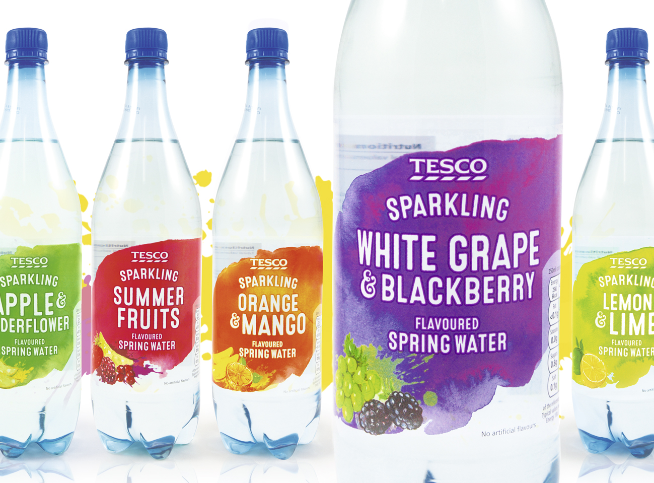 Tesco Flavoured Water Packaging Of The World