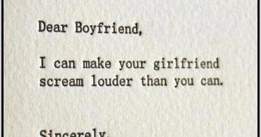 Funny Facebook Status: funny boyfriend scream facebook status update