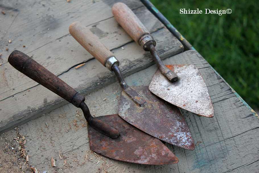 I Love That Junk Quirky cool cement trowel hooks Shizzle Design