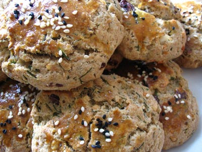 Feta as well as Olive Dill Scones