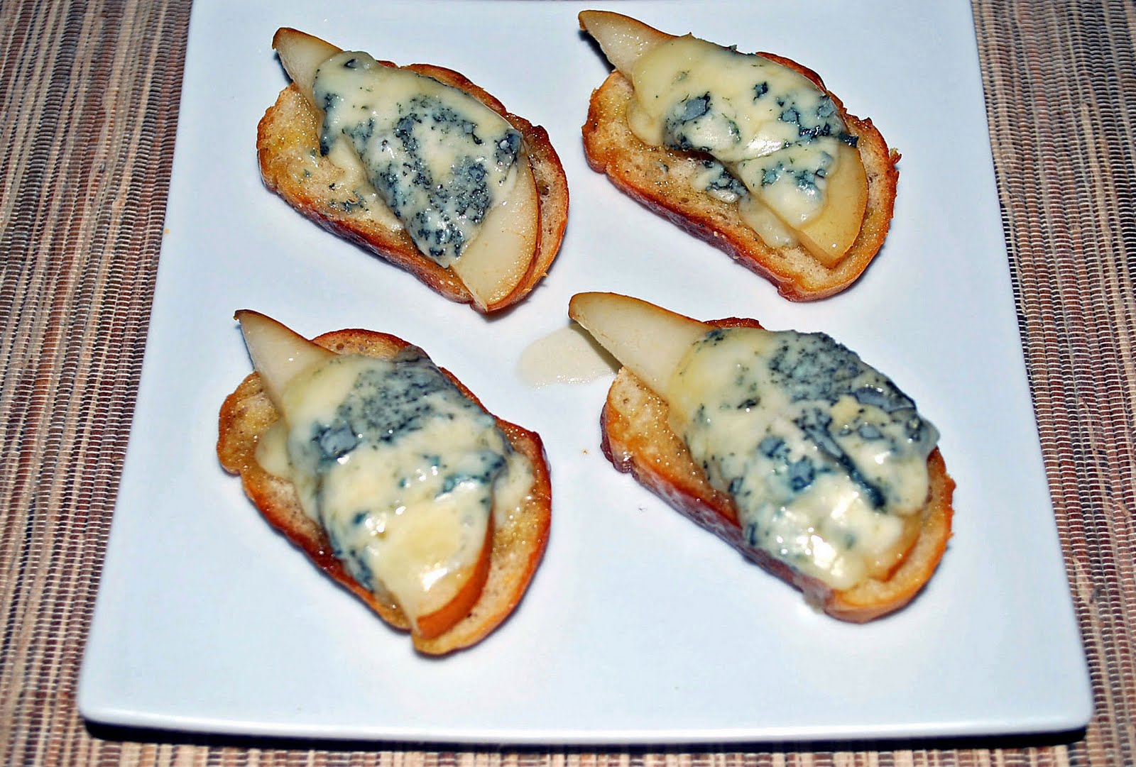 Lucy's Ladle Pear, and Honey Crostini