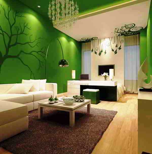  55 kombinasi warna cat dinding ruang tamu minimalis elegan