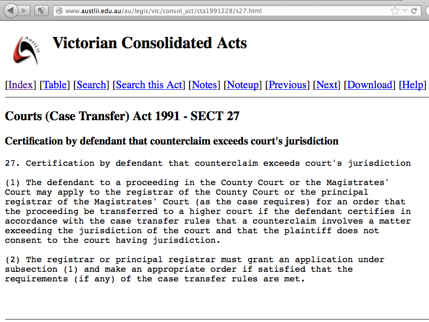 MIKIPEDIA LAW BLOG HOW TO GET FROM THE MAGISTRATES COURT INTO THE SUPREME OR HIGH COURT FOR