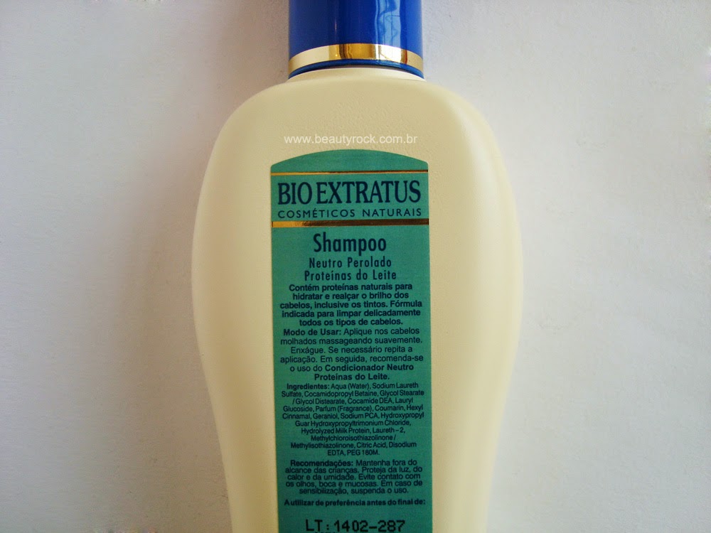 Shampoo Neutro Perolado Proteínas do Leite