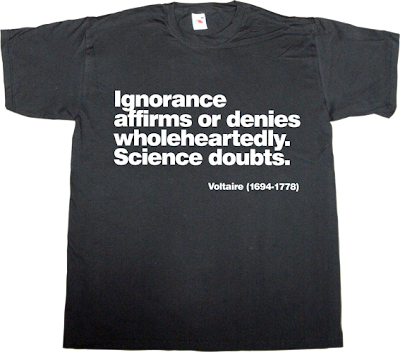 science voltaire brilliant sentence t-shirt ephemeral-t-shirts