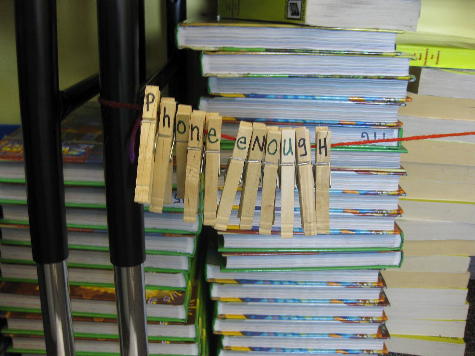 Inspired Teaching Clothes Pins Spelling