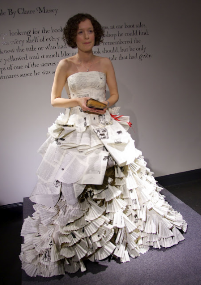 Como hacer un vestido reciclado de papel - Imagui