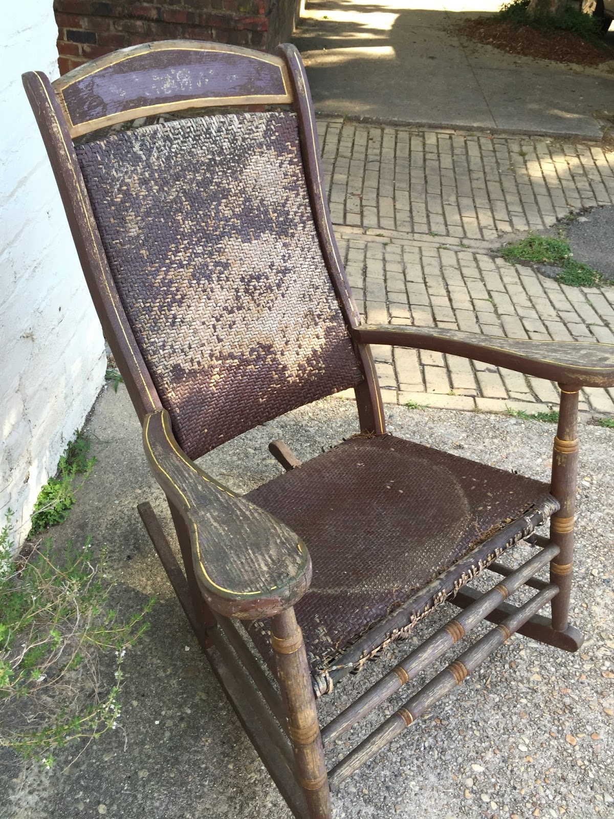 SheShe, The Home Magician Restoring Grandpa's Rocking Chair