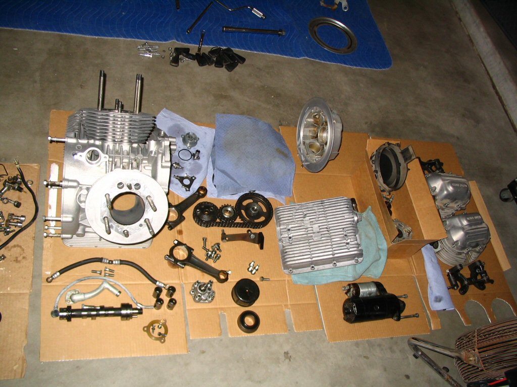 The Finished Part Cleaning Motorcycle Parts