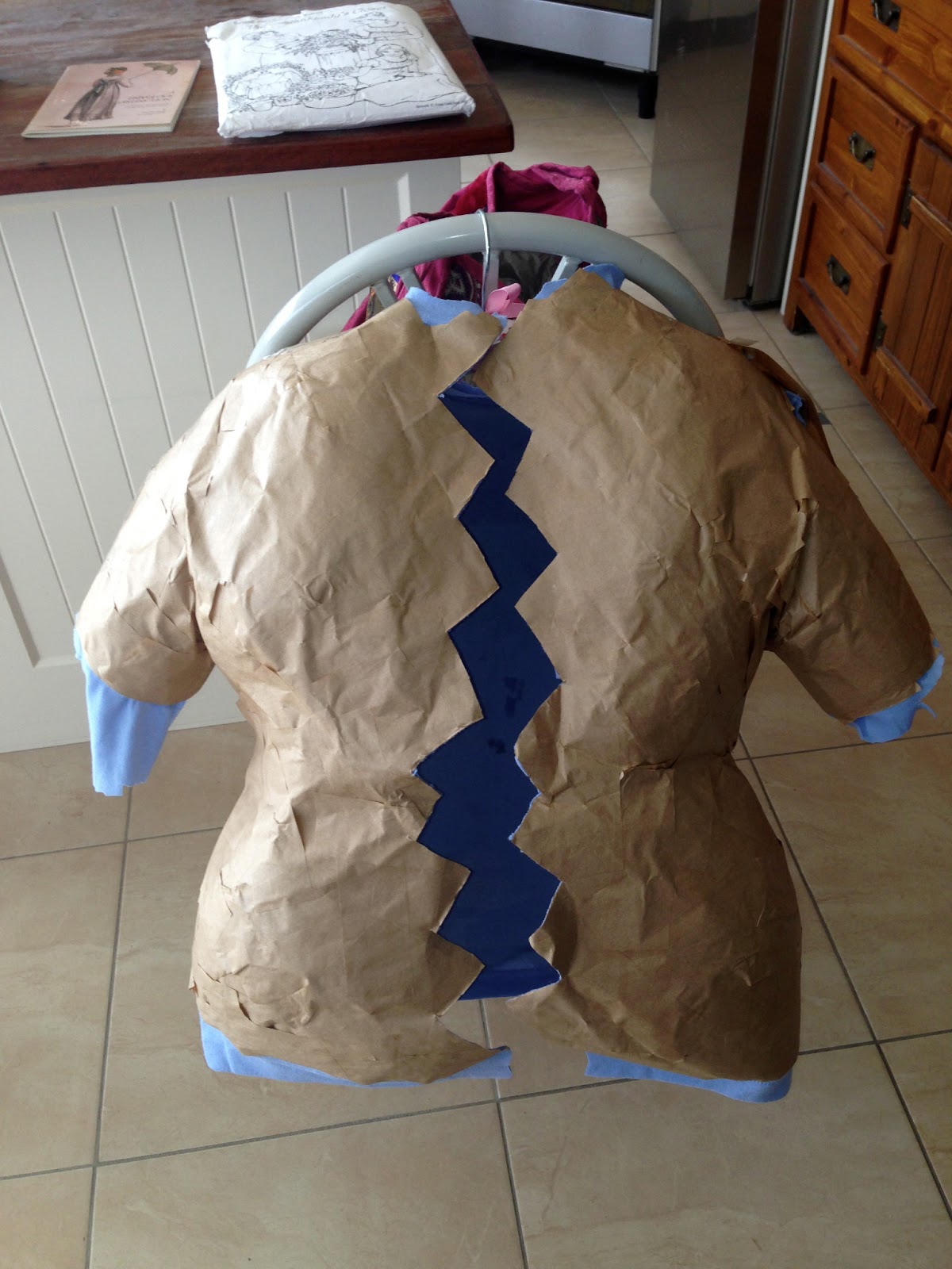 The Tailor's Apprentice Making a paper tape dress form