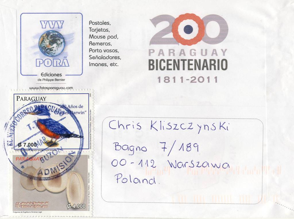 World on Postcards Paraguay / Paragwaj