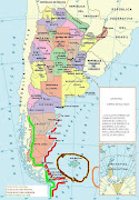 Sur paralelo 42, los distintos frentes de combate mapa de las provincias de argentina 