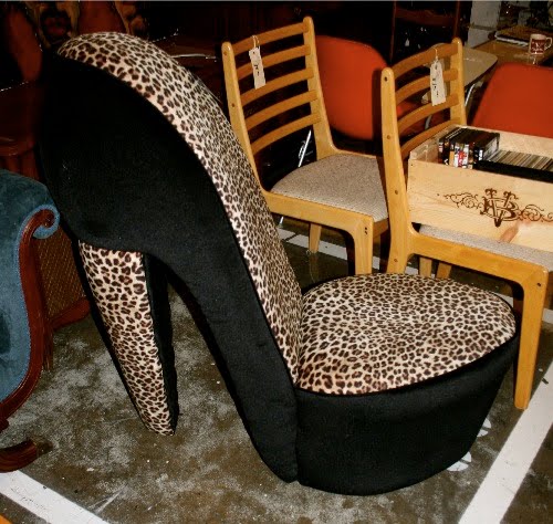 Lucy's Lunch Money: leopard stiletto