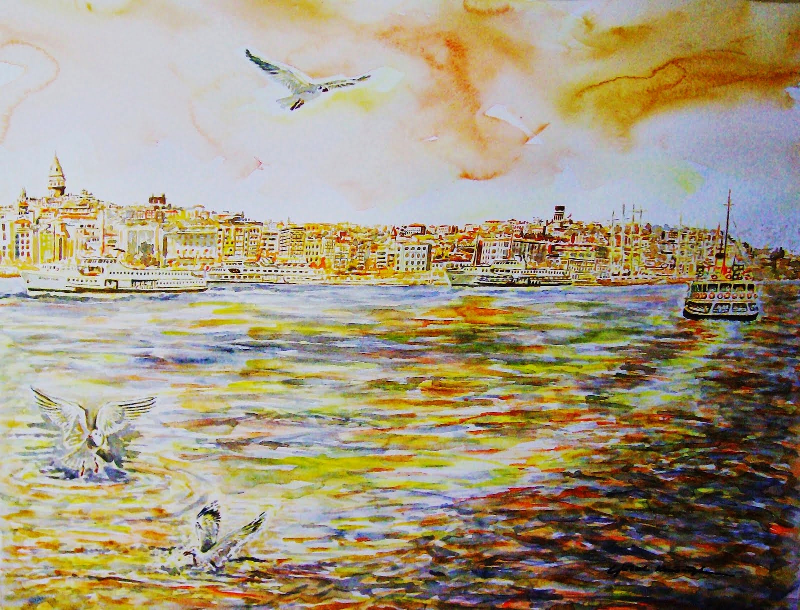 Karaköy-Beşiktaş  50x65 cm