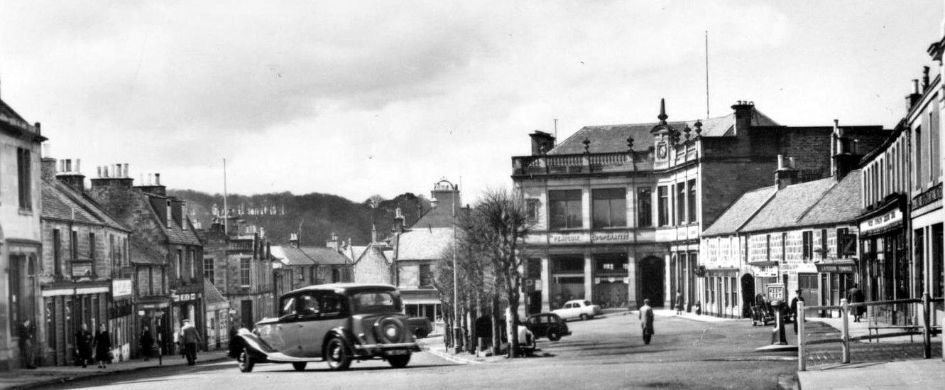 Tour Scotland Photographs Old Photograph High Street Penicuik Scotland