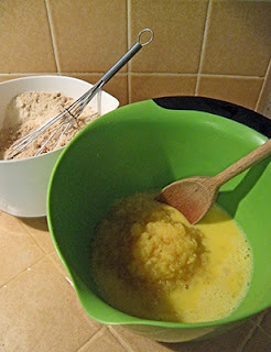 Bowls of Wet and Dry Ingredients 