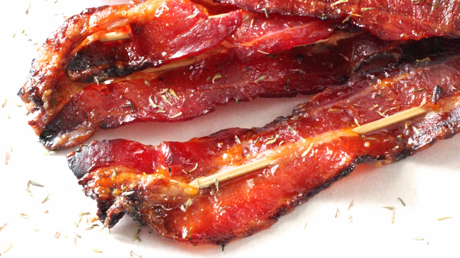 APRICOT THYME GLAZED BACON STICKS In Good Flavor Great Recipes Great Taste