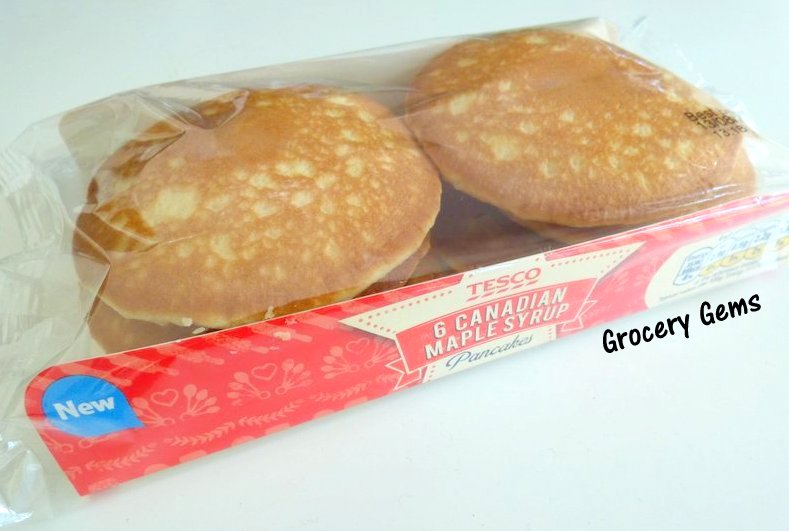 Grocery Gems Review Tesco Canadian Maple Syrup Pancakes