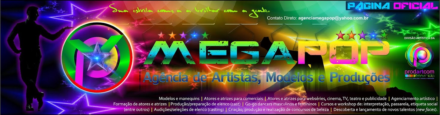 Agência Mega Pop - Artistas, Modelos e Produções