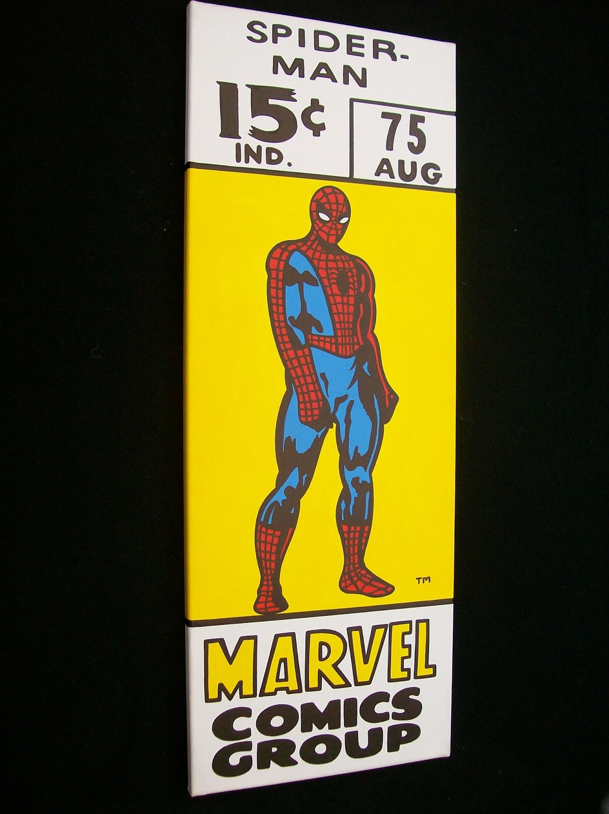 Jdtoonart Cartoon and Comic pop art Paintings: Spiderman Marvel corner box