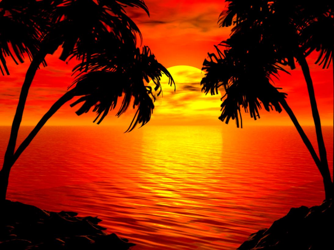 Tropical Beach Sunset Tropical Beach Sunset