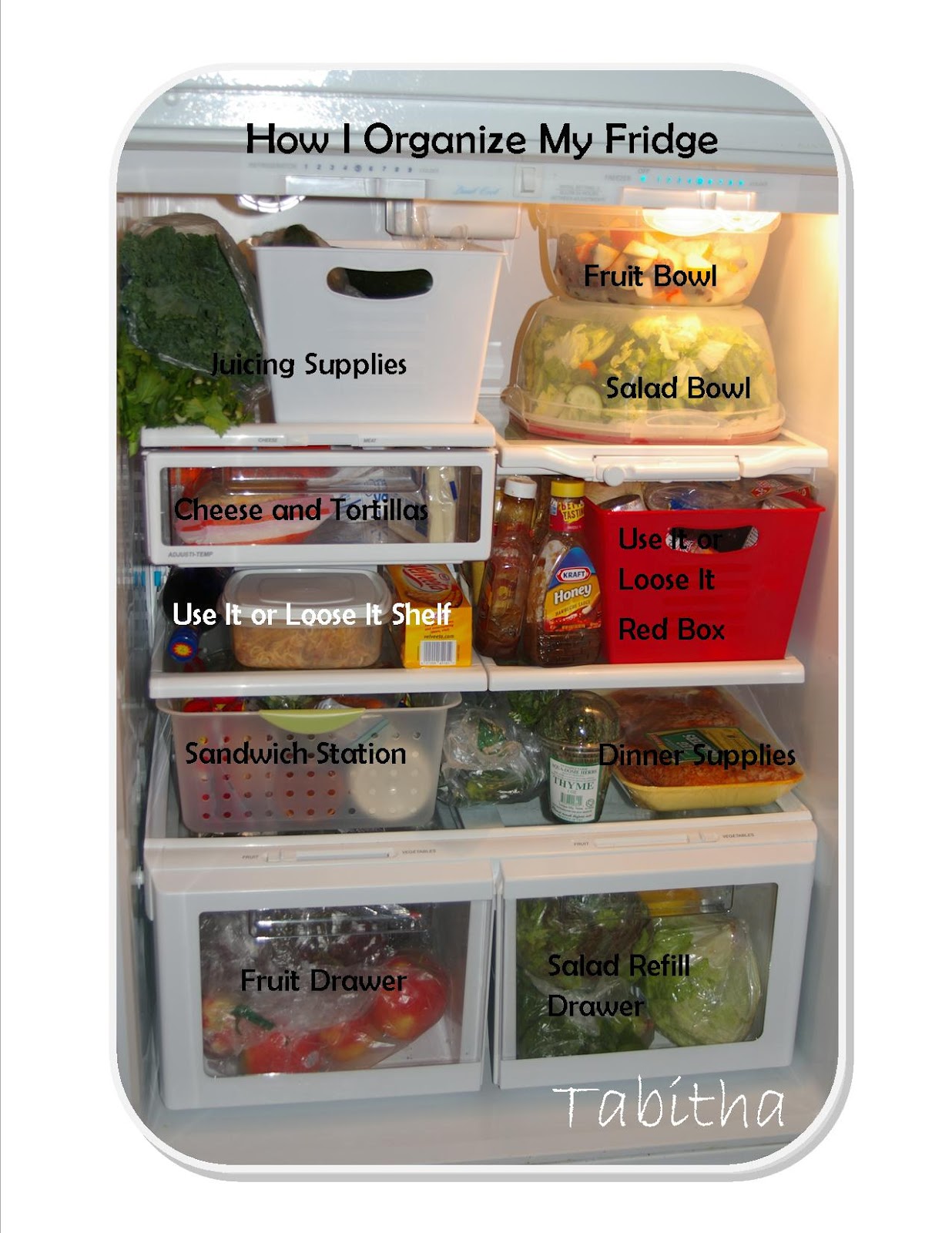 Chaos 2 Calm How I Organize My Fridge