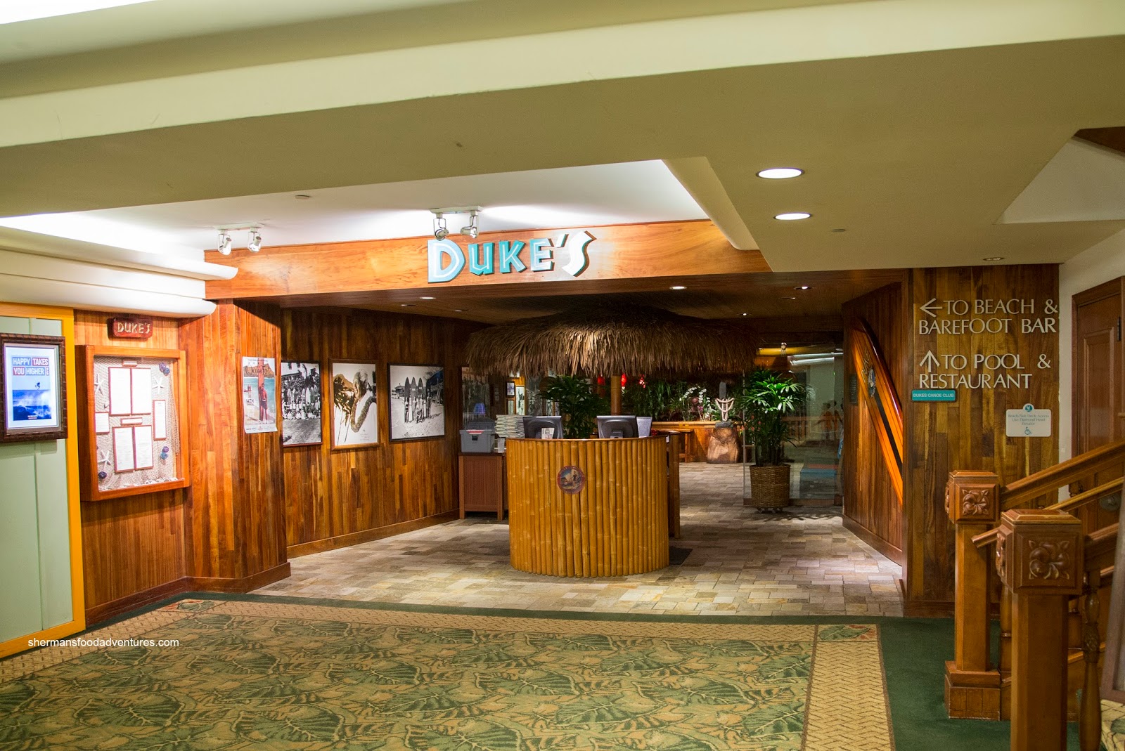Sherman's Food Adventures: Duke's Waikiki (Barefoot Bar)