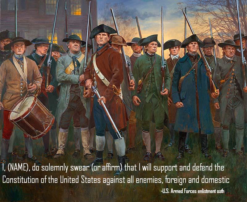 Against all enemies, foreign and domestic