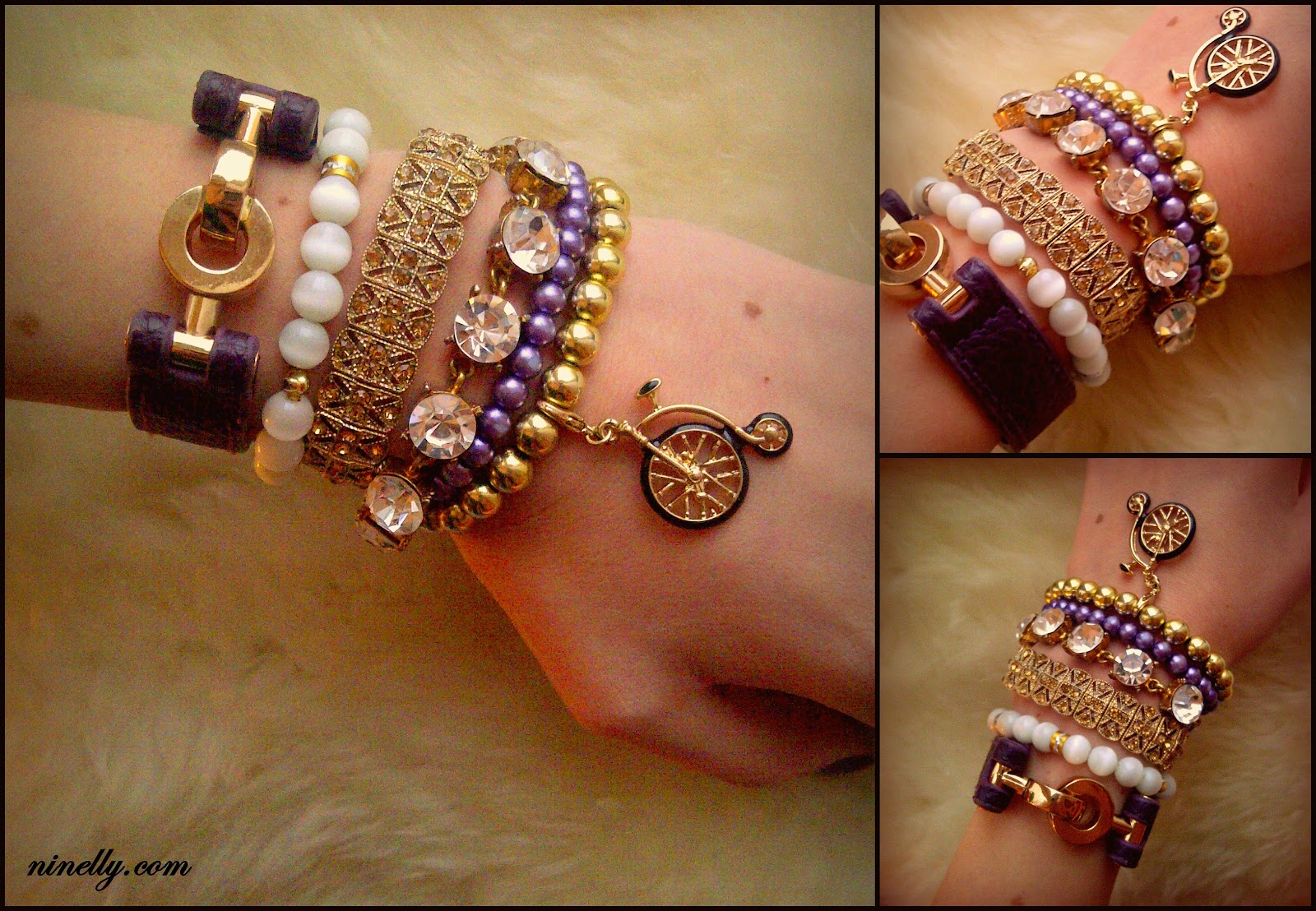 Ninelly Arm Candy. Bracelet Stacking