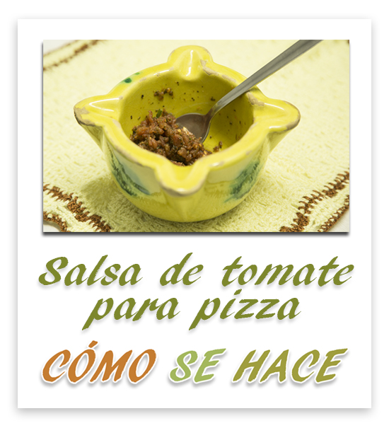 Salsa De Tomate Para Pizza
