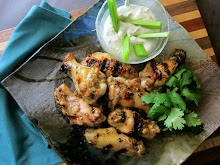 Provencal Herbed Chicken Wings with Gorgonzola and Celery