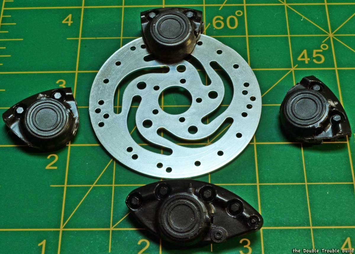 the Double Trouble build, front suspension fabrication.