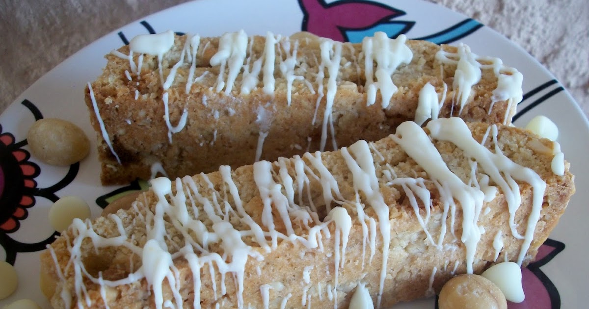 Cooking with Cristine White Chocolate Macadamia Nut Biscotti