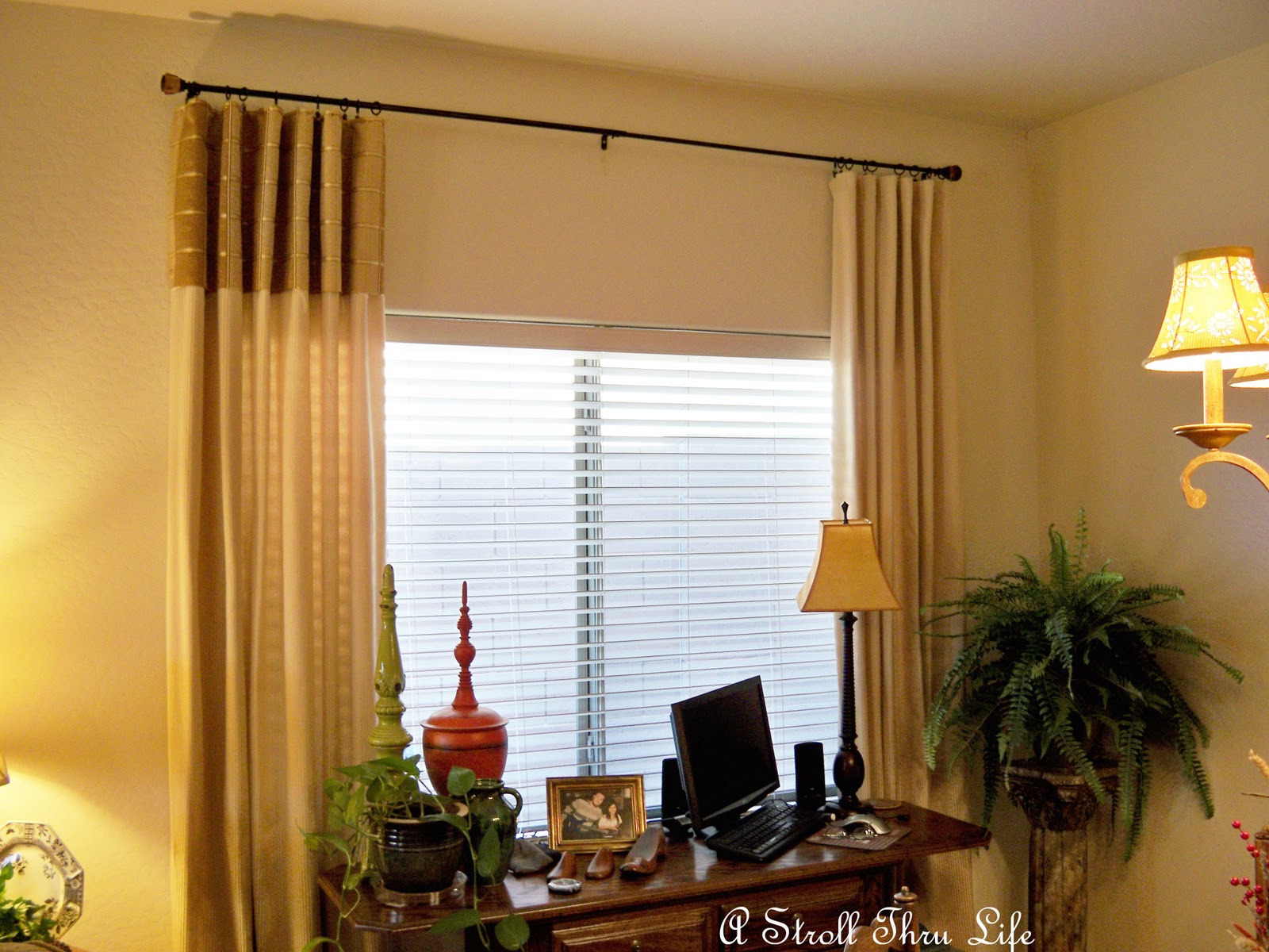 A Stroll Thru Life Using Trim To Customize Drapes