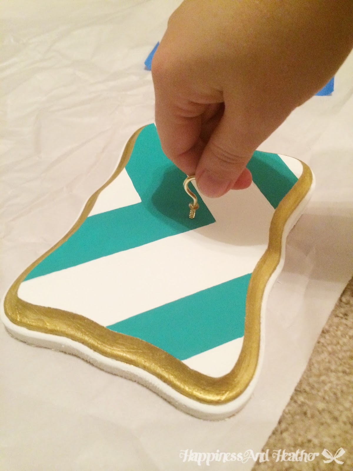 Happiness and Heather DIY KeyChain Holder