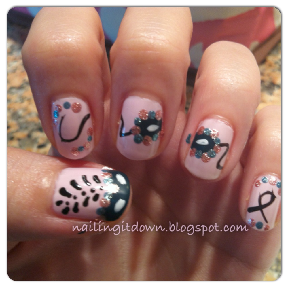 Nailing It Down! Masquerade Ball Nails