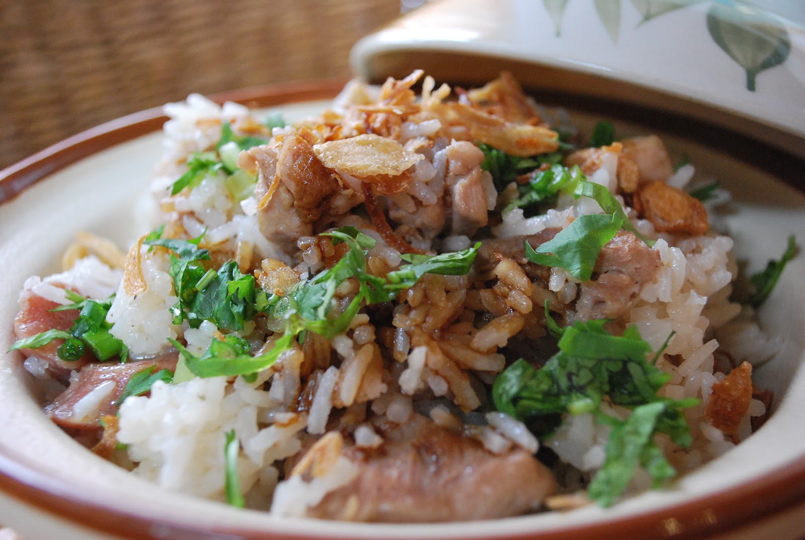 Kūlia cooks! Classic Chinese chicken rice with Lap Cheong (Chinese
