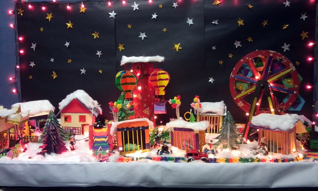 Christmas in Carnival Decor Sisters Craft Café