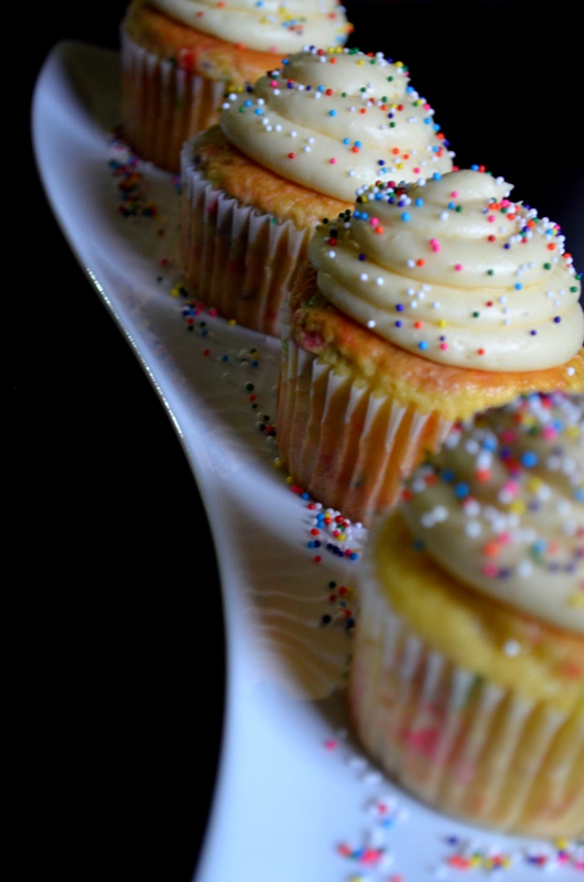 For the Love of Dessert Cake Batter Cupcakes