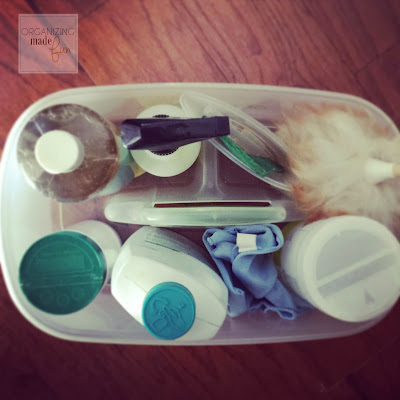 Organized Cleaning Caddy:: OrganizingMadeFun.com