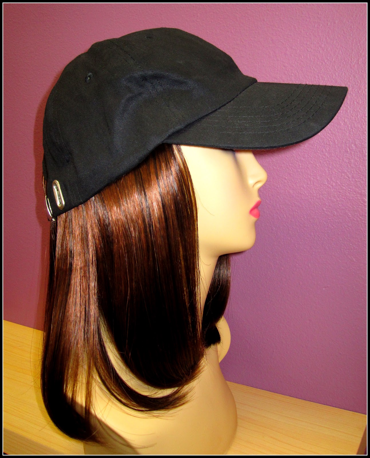 Lynne's Wig Boutique: Baseball Hats with Hair Perfect for Summer