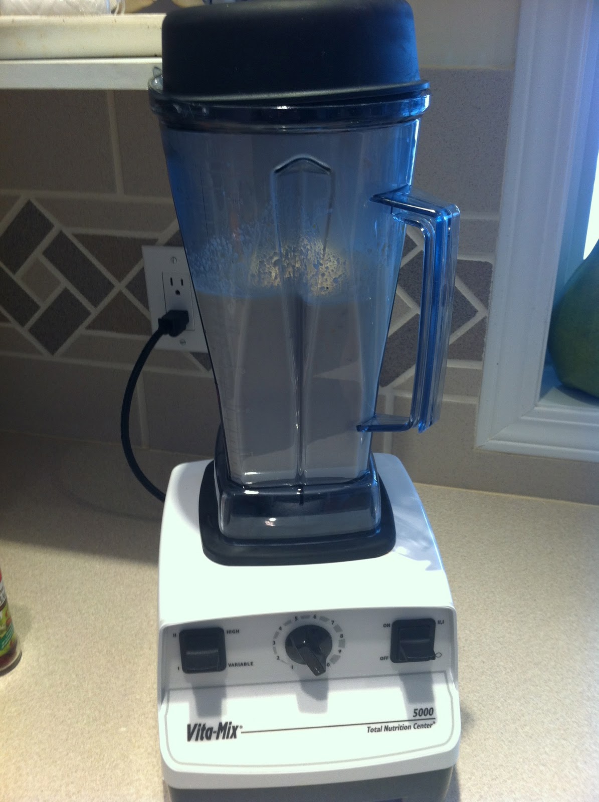 Cooking Illustrated Loaded Baked Potato Soup made in a Vitamix Blender