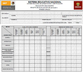 BOLETA DE PRIMERO