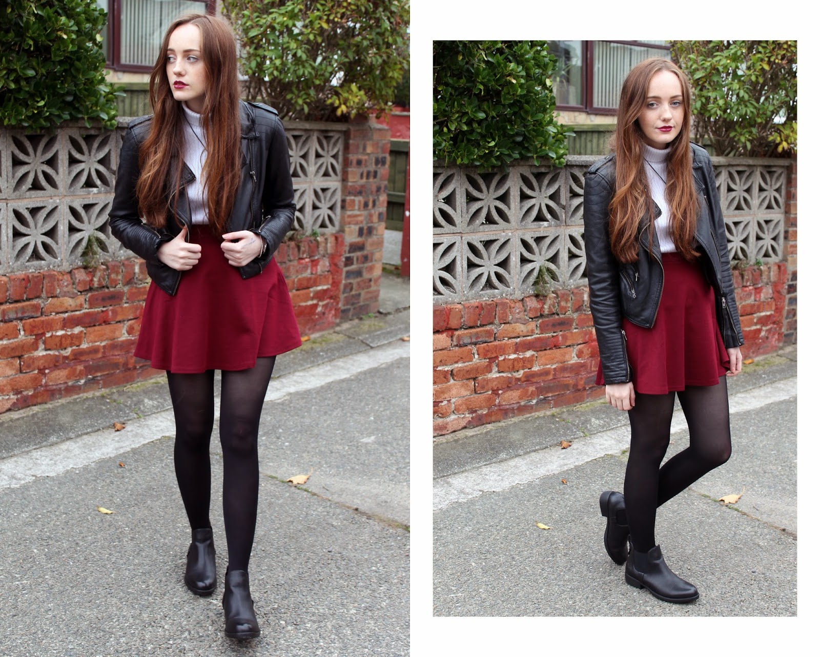 skirt with chelsea boots