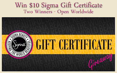 Sigma international giveaway