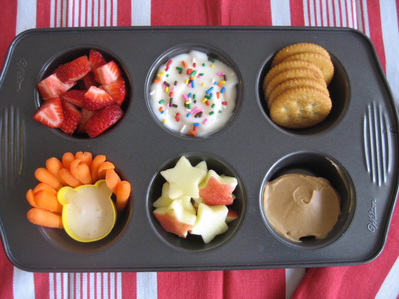 Be Brave, Keep Going Muffin Tin Snack